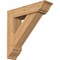 Ekena Millwork Traditional Traditional Smooth Bracket w/ Offset Brace, Western Red Cedar, 7 1/2"W x 30"D x 30"H BKT0806X30X30TRA01SWR - alternate 1